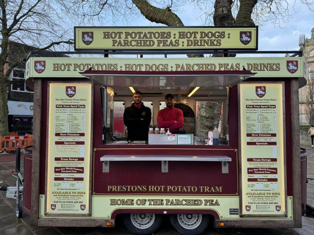 Jacob, 28, and Harley Nelson, 21, aka TheSpudBrothers have become a global sensation for their baked potatoes. Release date March 15 2024. Two brothers who sell jacket potatoes have become an unlikely tourist attraction and attract customers from around the world after becoming a TikTok sensation. Jacob, 28, and Harley Nelson, 21, have seen customers queuing for hours to get their hands on their famous spuds in Preston, Lancs,. after they went viral on the app. Since they started posting, people have travelled from Australia, Turkey, Spain, Germany and Amsterdam after seeing their viral TikTok videos. The siblings, whose username is @TheSpudBrothers, say 'it's hard' to say how many potatoes a day they make and serve but they often have to turn customers away.
