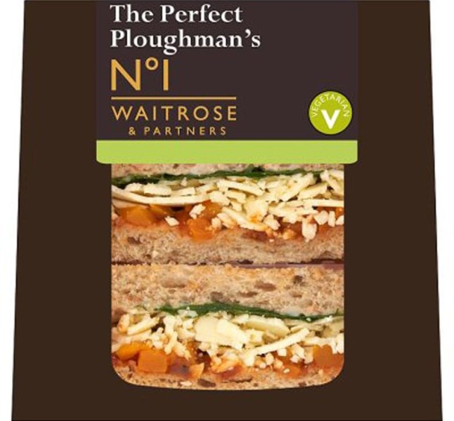 No.1 The Perfect Ploughman's Cornish Cheddar Sandwich (Picture: Waitrose)